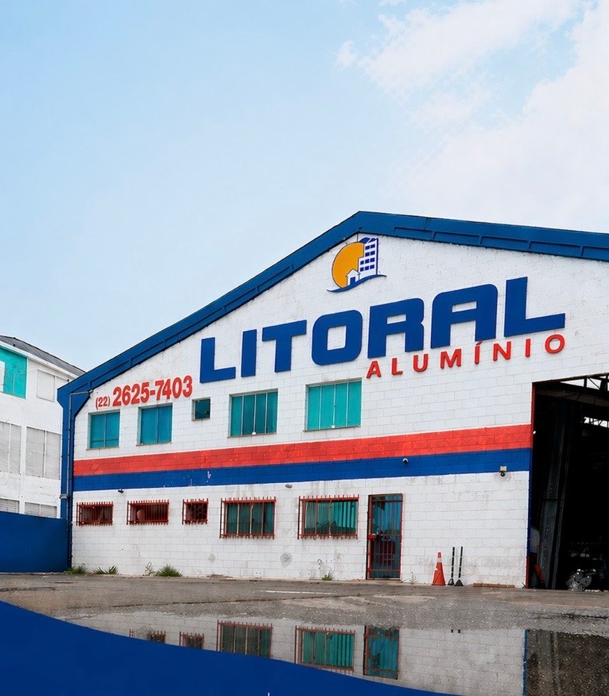 Fachada da Litoral Alumínio